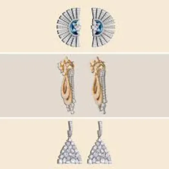 White Gold Earring